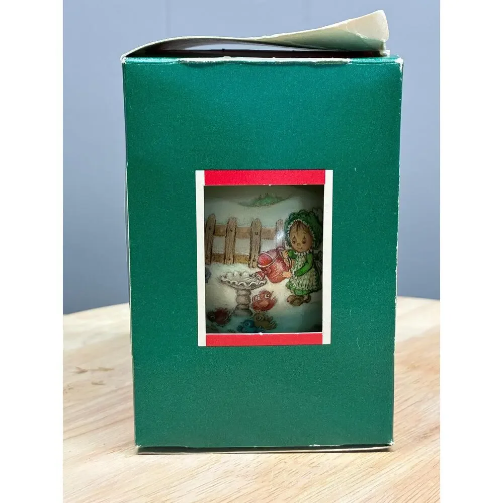 Hallmark Betsey Clark 1989 Glass Ornament | Home for Christmas | Vintage